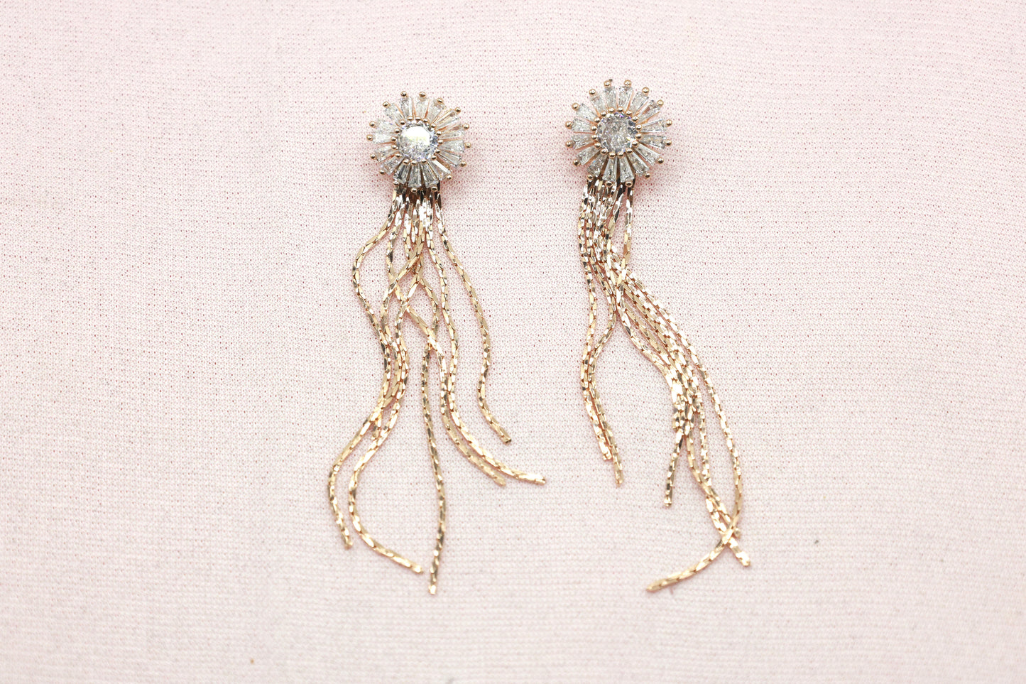 Stone studded Drop Earrings