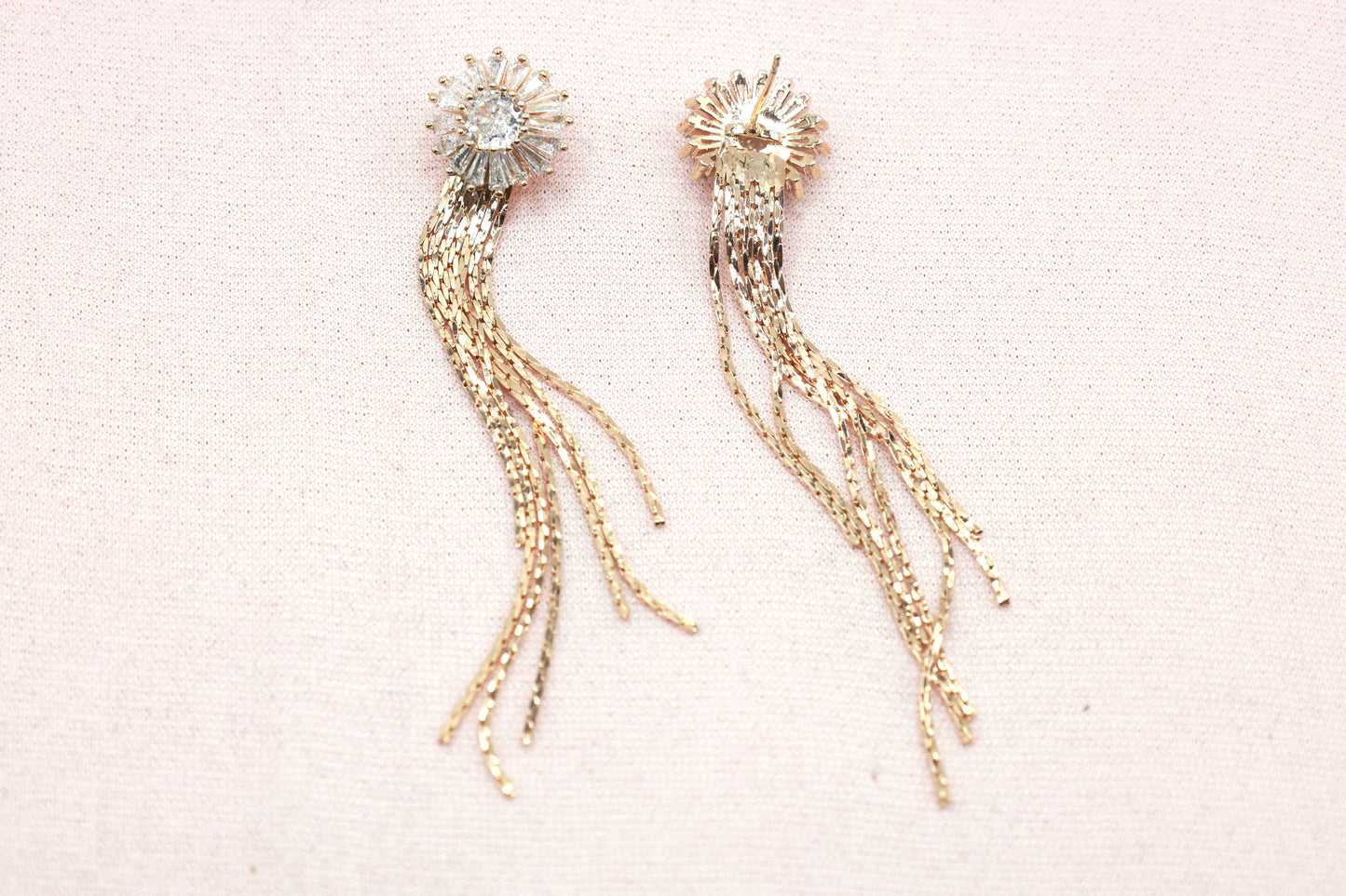 Stone studded Drop Earrings