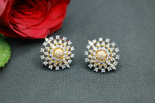 Dazzling American Diamond Stud Earring