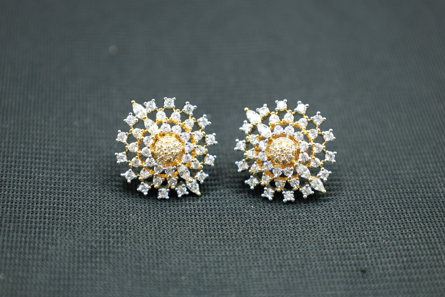 Dazzling American Diamond Stud Earring