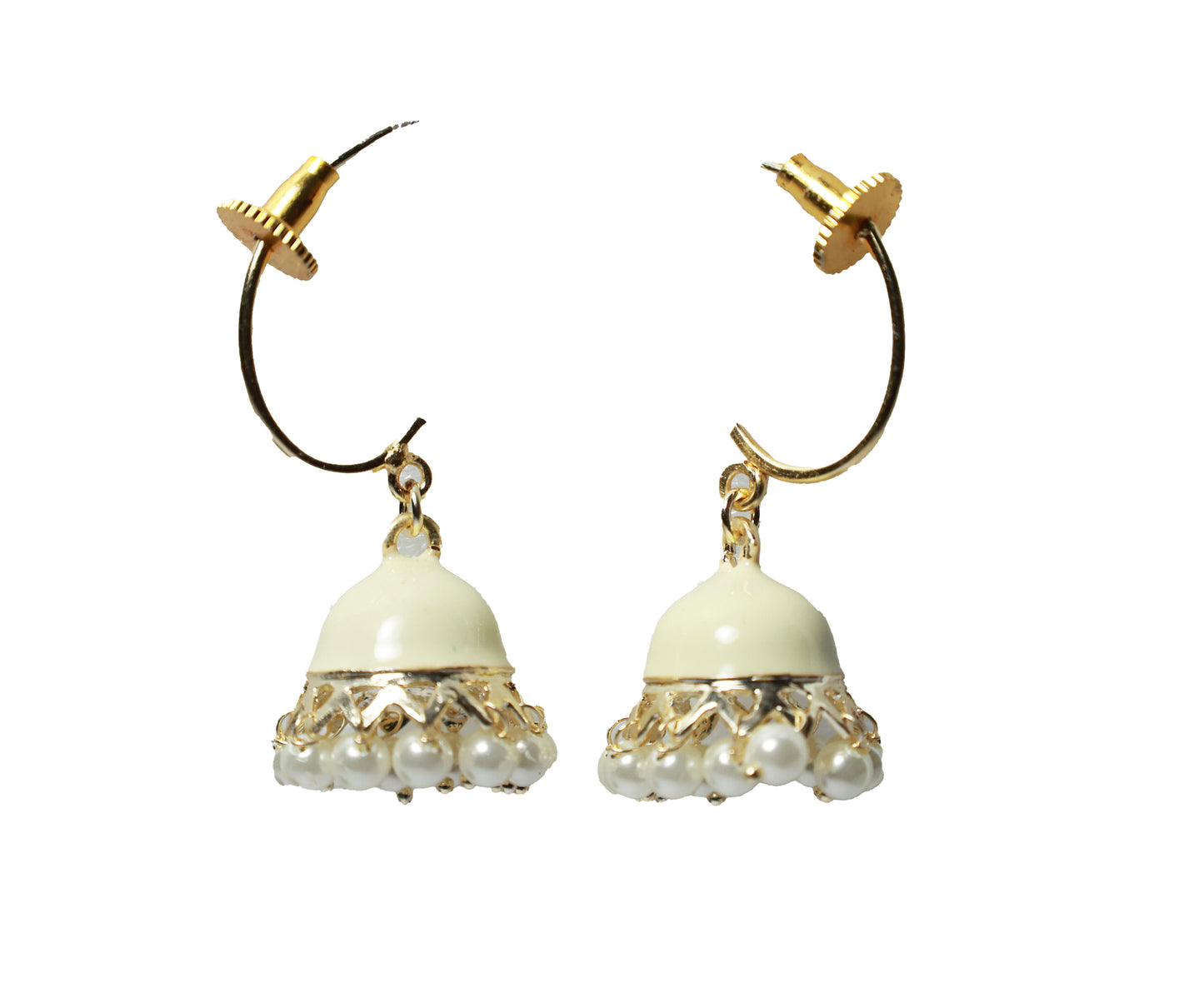 Off-White Dome Enamel Drop Earring